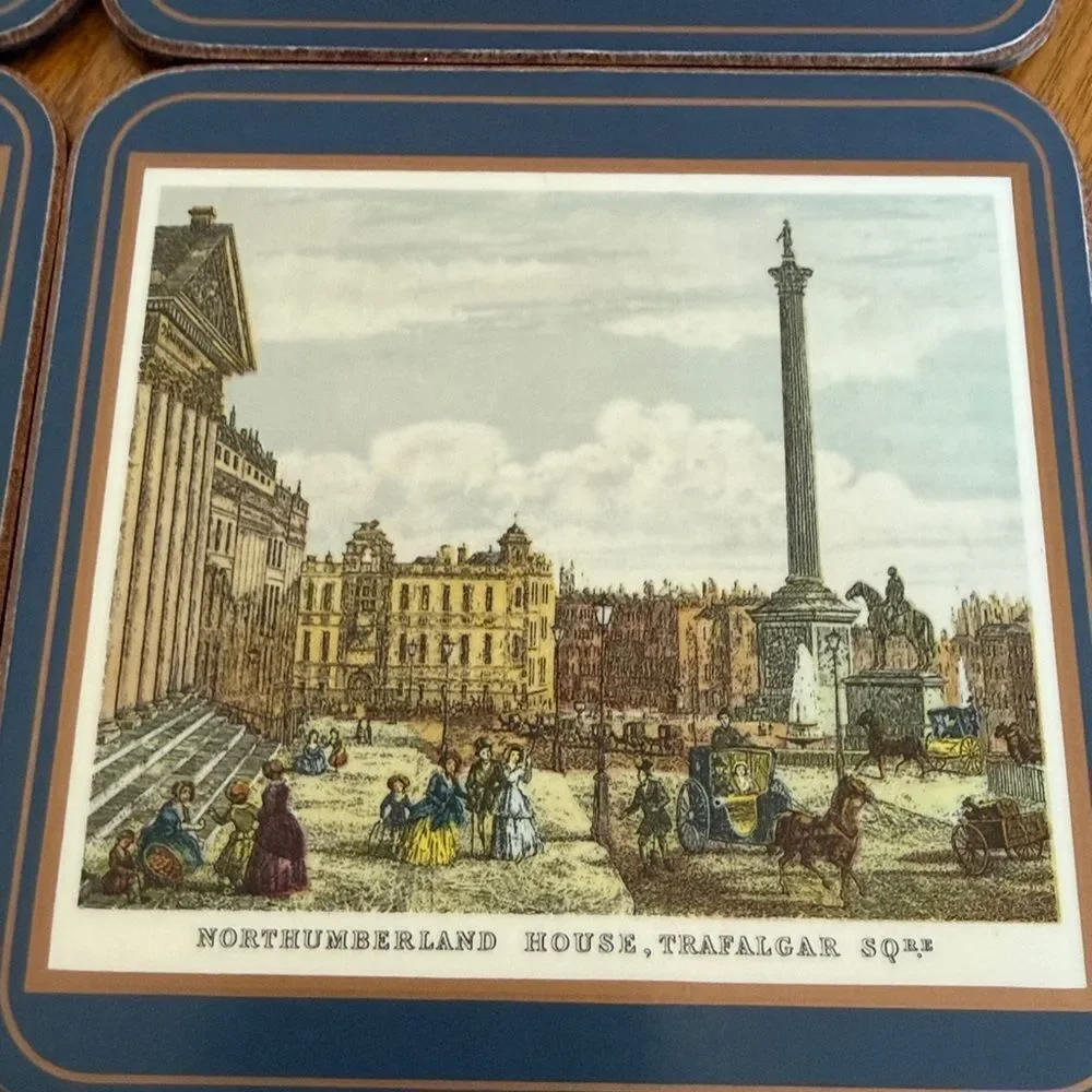 Vintage English Life cork coasters